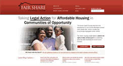 Desktop Screenshot of fairsharehousing.org
